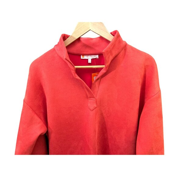 Jude Connally Paprika Red Florence Long Sleeve Dress Size Small Retail 248 - Picture 2 of 8